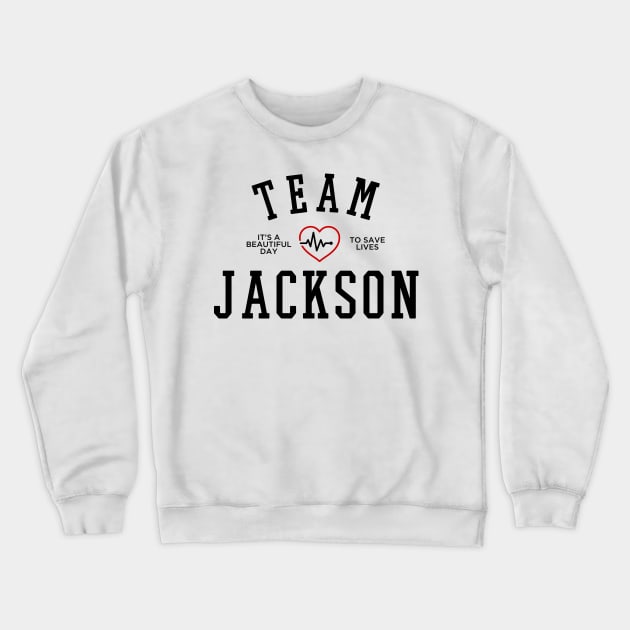 TEAM JACKSON AVERY Crewneck Sweatshirt by localfandoms